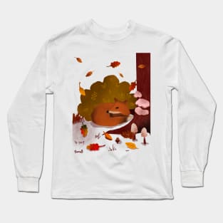 Forest Fox in Fall Long Sleeve T-Shirt